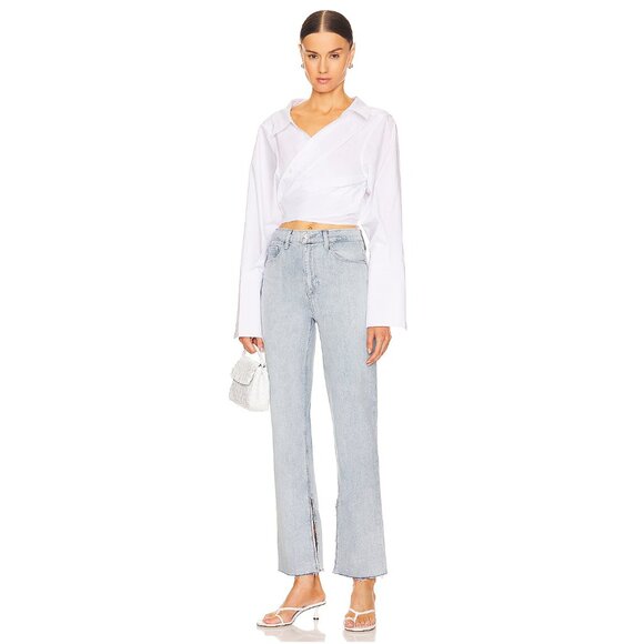 Paige NWT Stella Jeans in Gianna Distressed Denim Sz 32 - Picture 1 of 7